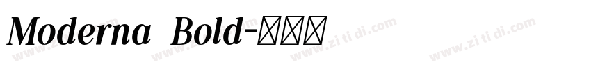 Moderna Bold字体转换 Moderna Bold字体转换